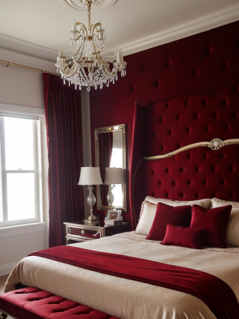 Luxurious Love Nest: Create a Romantic Red Bedroom