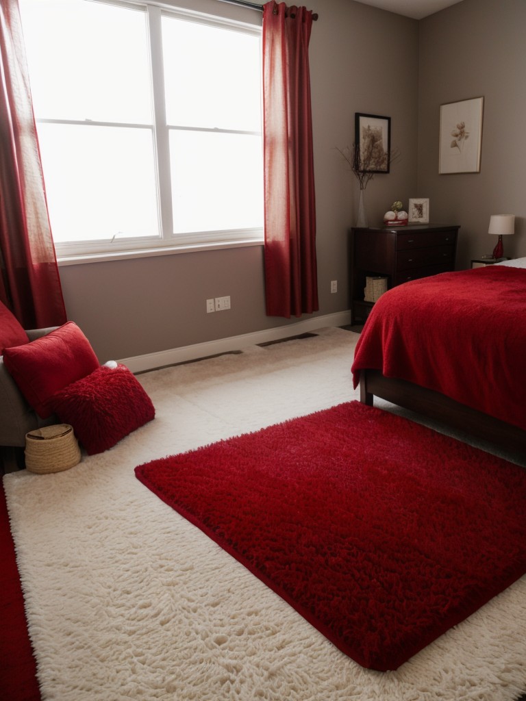 Cozy Up Your Apartment with Romantic Red Décor!