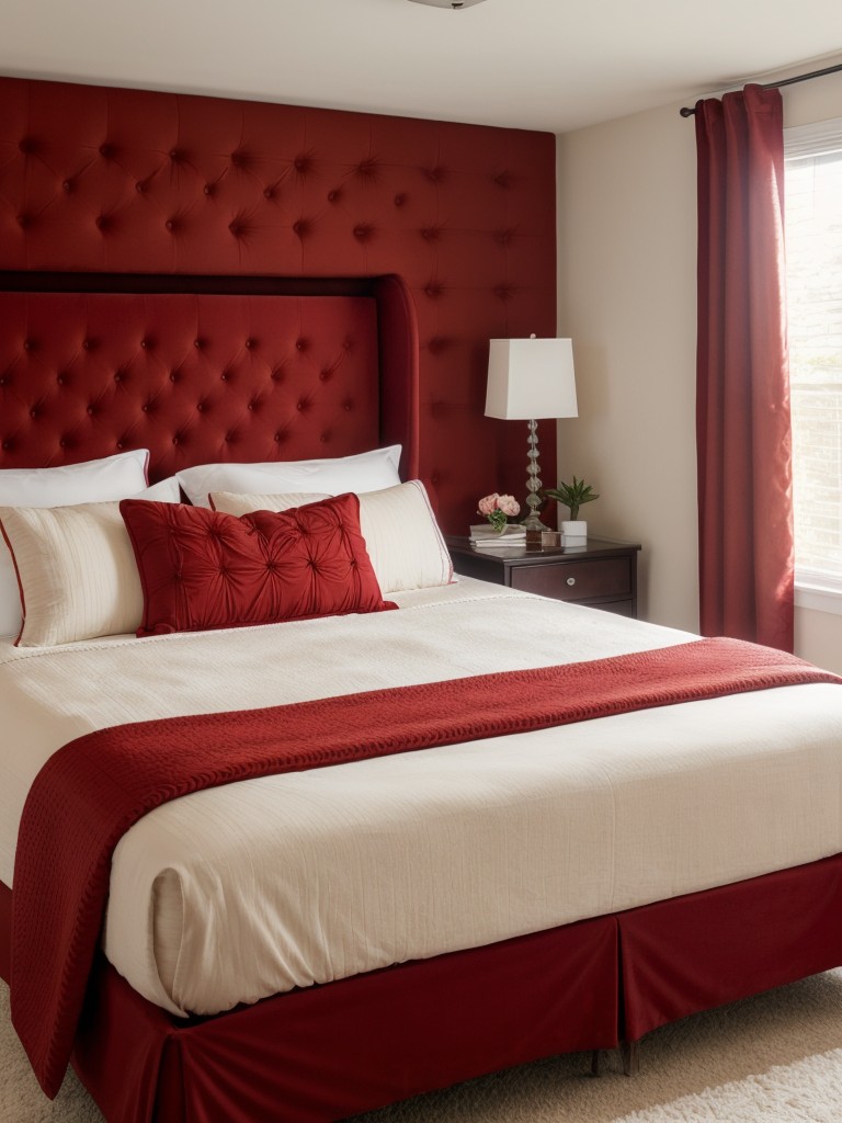 Cozy Retreat: Create a Dreamy Bedroom with a Romantic Red Palette