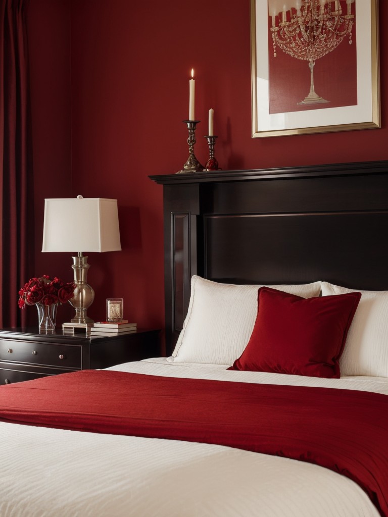 Chic Apartment Upgrades: Transform Your Space with Red Bedroom Decor!