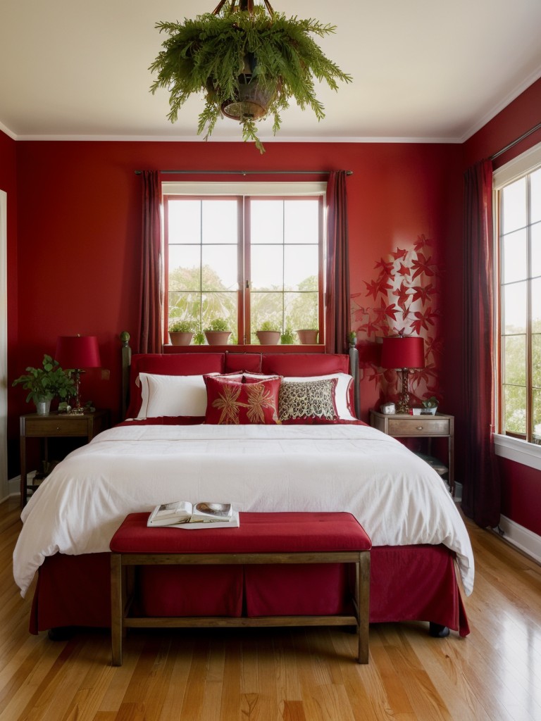 Apartment Décor: Red Bedrooms Made Stylish!