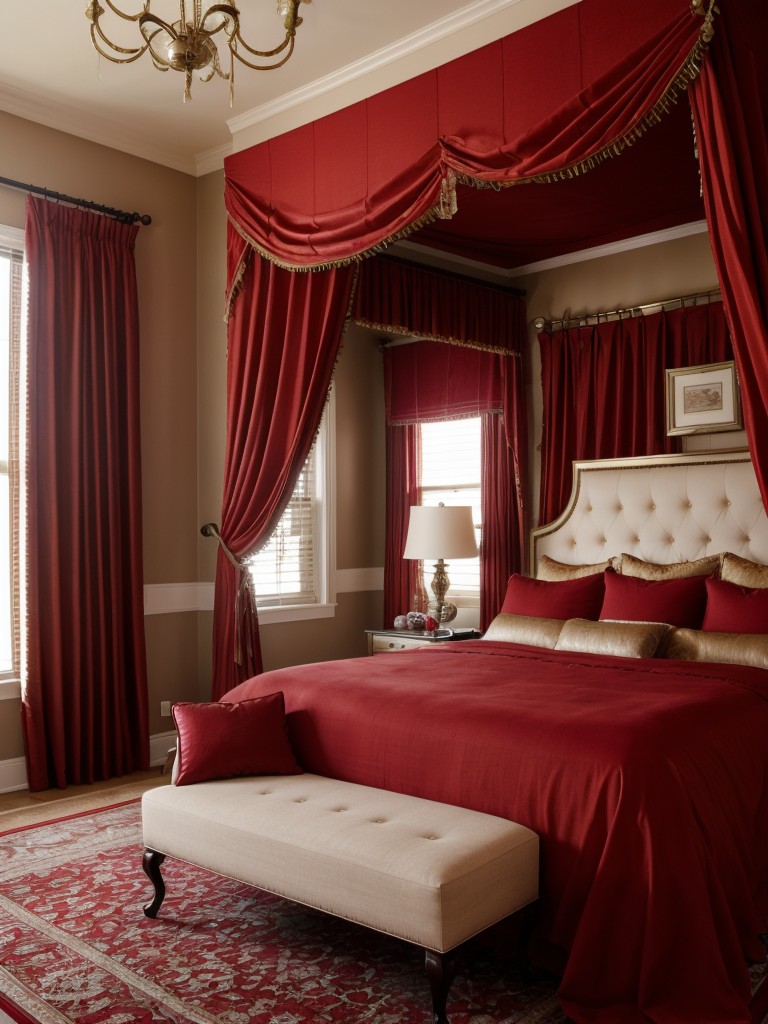 Opulent Red: Bedroom Decorating Tips for a Cozy Cocoon