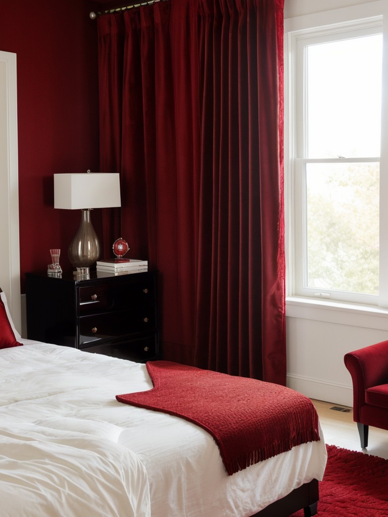 Red Hot Decor: Elevate Your Apartment with Rich Textures