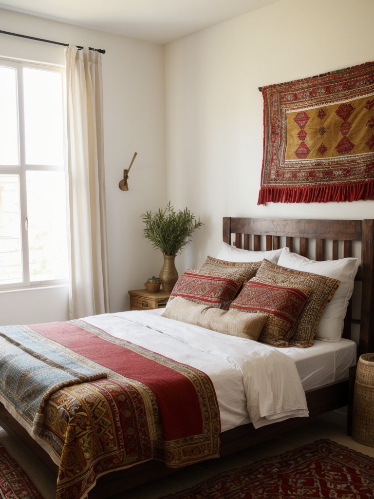 Global Decor Vibes: Transform Your Bedroom with Ethnic Textiles!