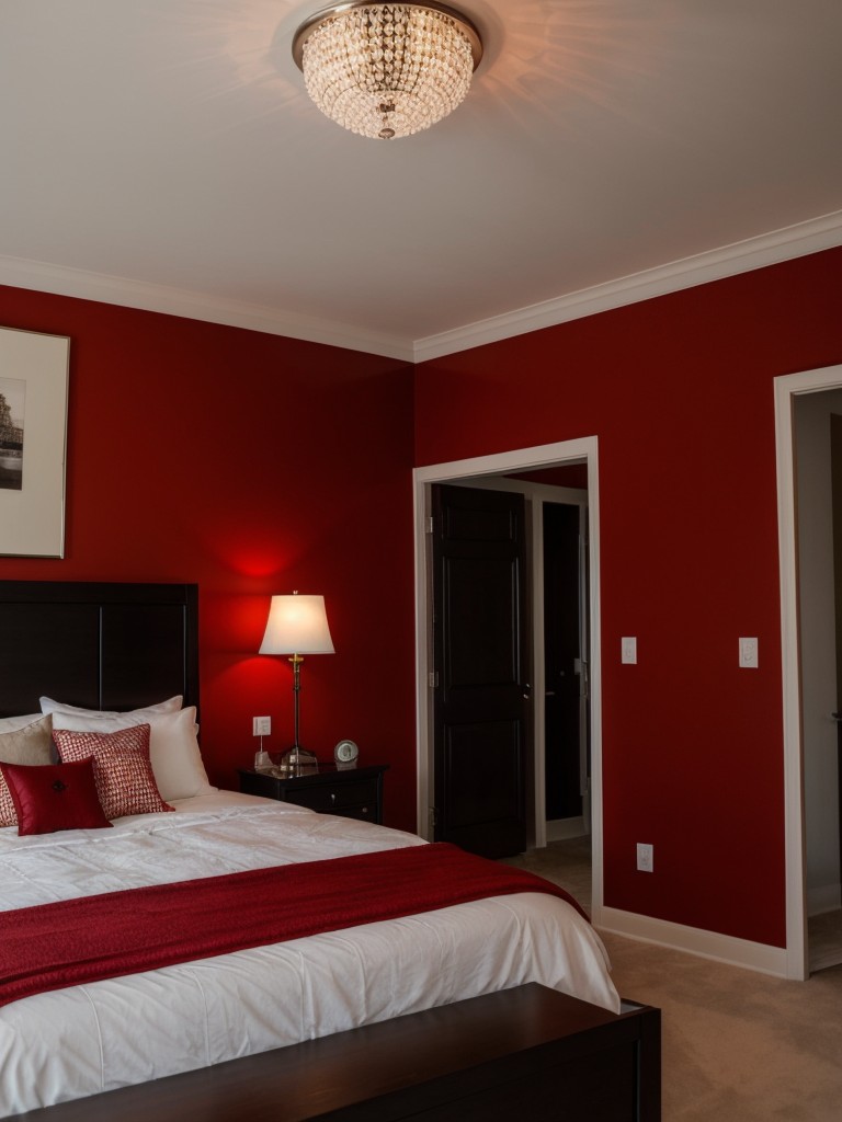 Red Bedroom Decor: Amp Up the Drama with Statement Lighting!