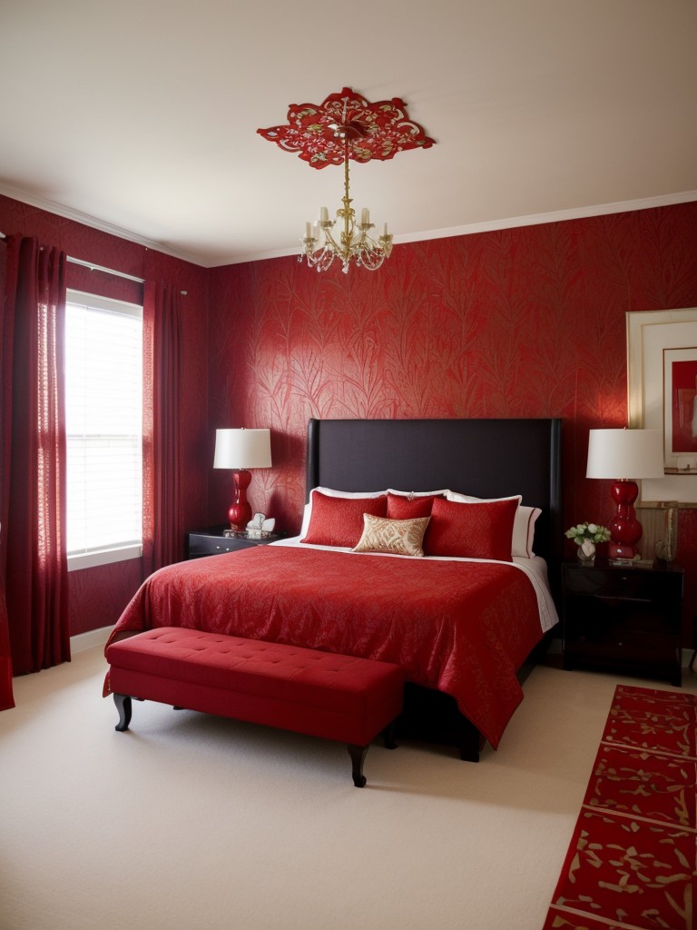 Bold and Beautiful: Red Bedroom Inspiration for Wow-factor!