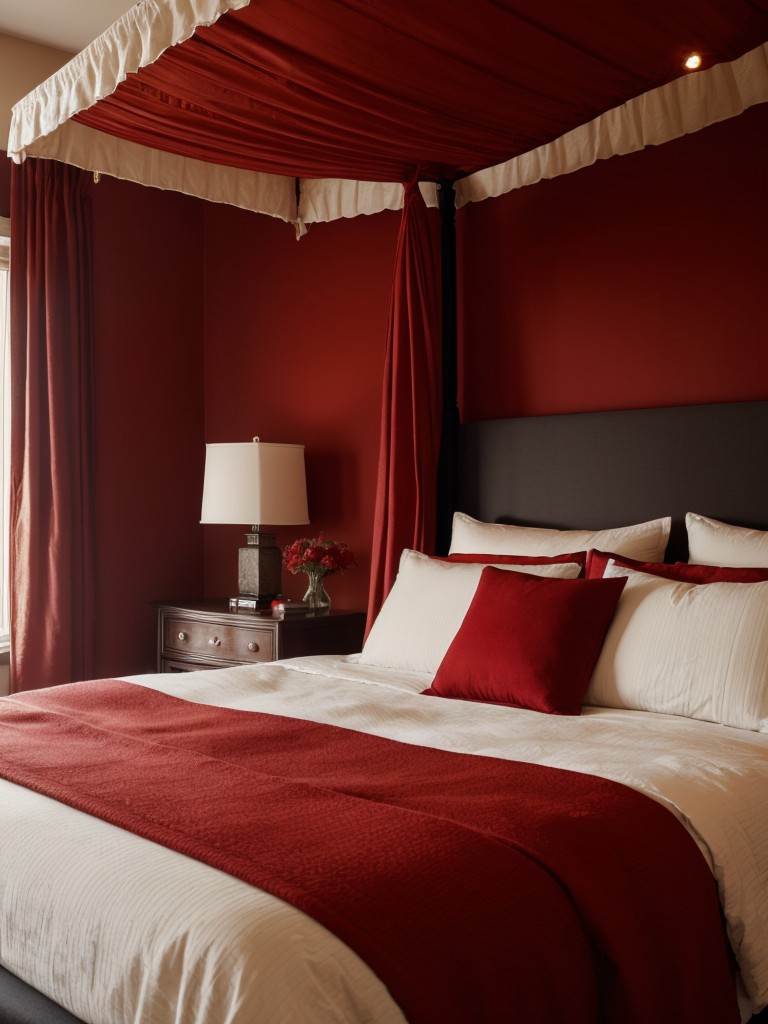 Red Bedroom Bliss: Elevate Your Space with Romantic Ambience