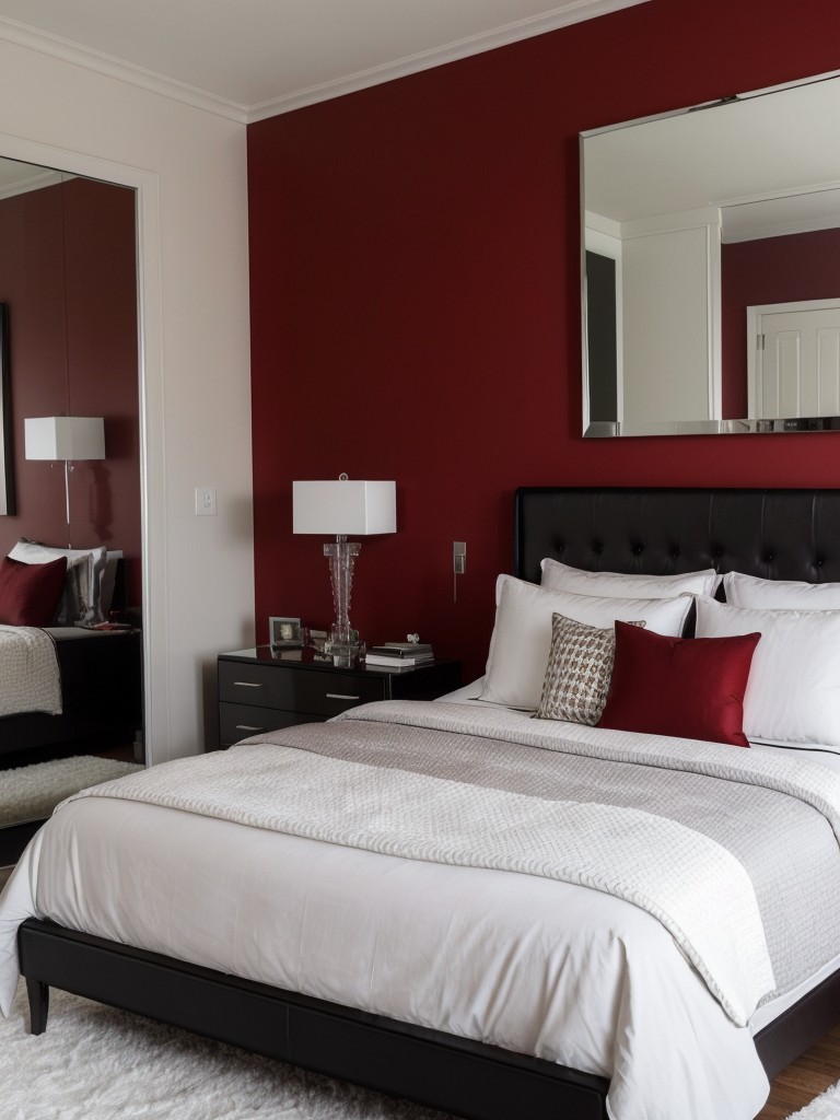 Bold Red Bedroom Decor: Spice up your apartment with unique style!