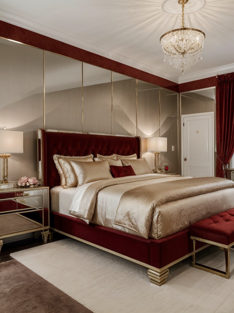 Captivating Red Bedroom Decor: Get Seductive Style in Your Apartment