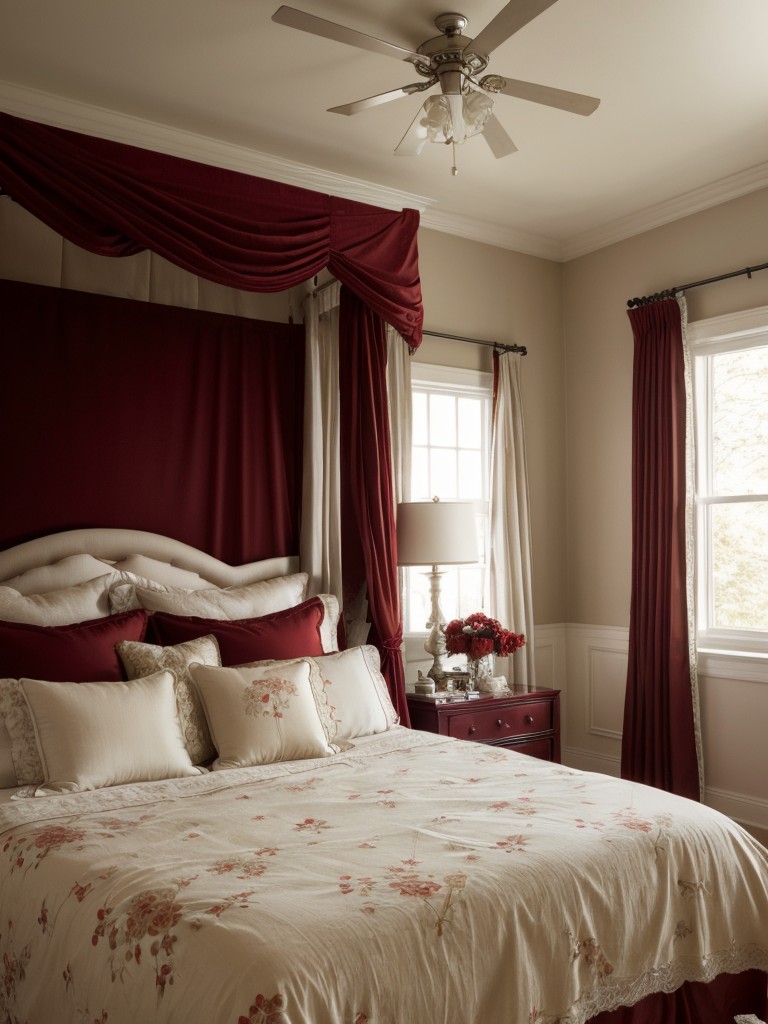 Enchant Your Bedroom with Seductive Red Decor