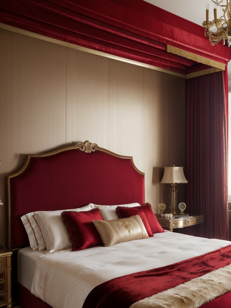 Luxurious Red Bedroom Decor: Elevate Your Space with Opulent Touches!