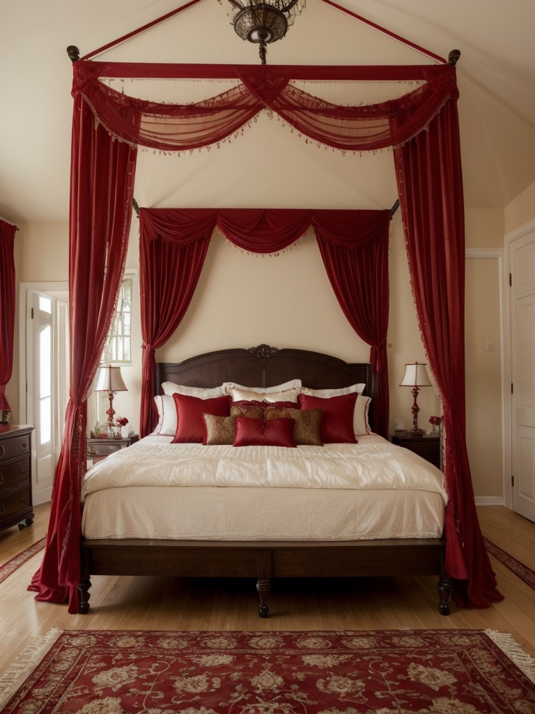 Enchanting Red Bedroom Decor: Create a Romantic Oasis!