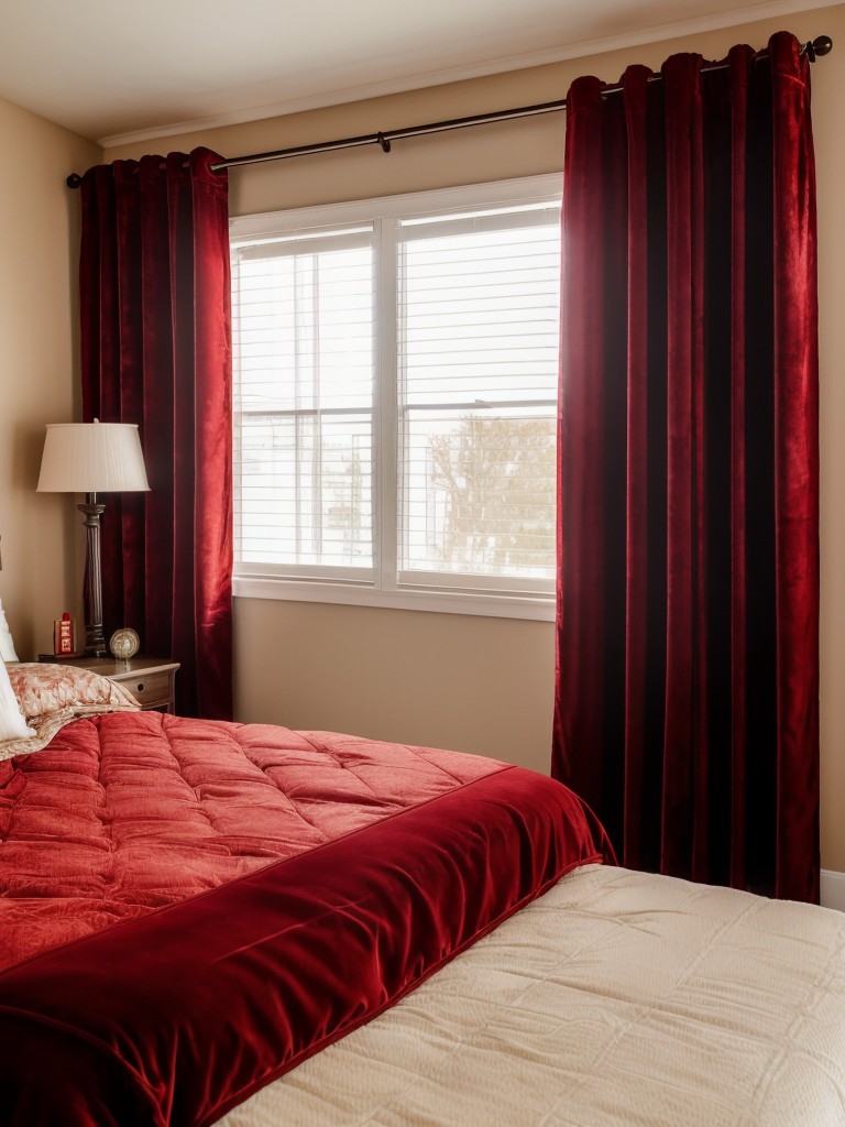 Cozy Apartment Vibes: Red Bedroom Decor Ideas