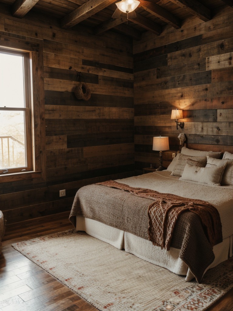 Cozy Rustic Vibes: Red Bedroom Inspiration for Your Apartment