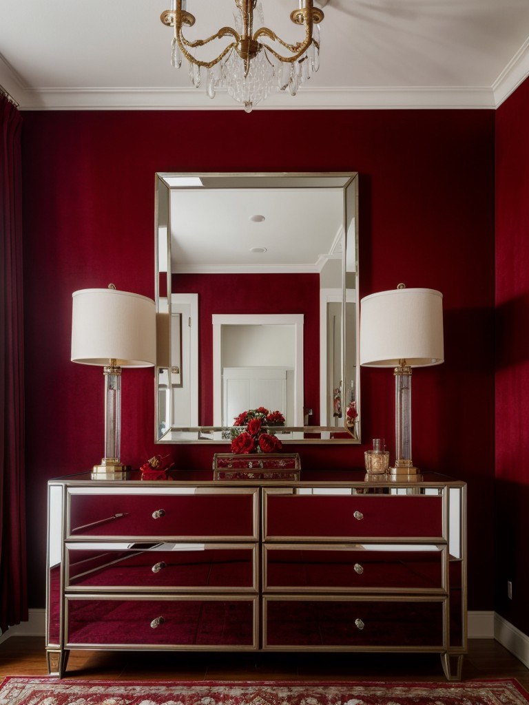 Red Bedroom Inspiration: Hollywood Glamour for Your Apartment!