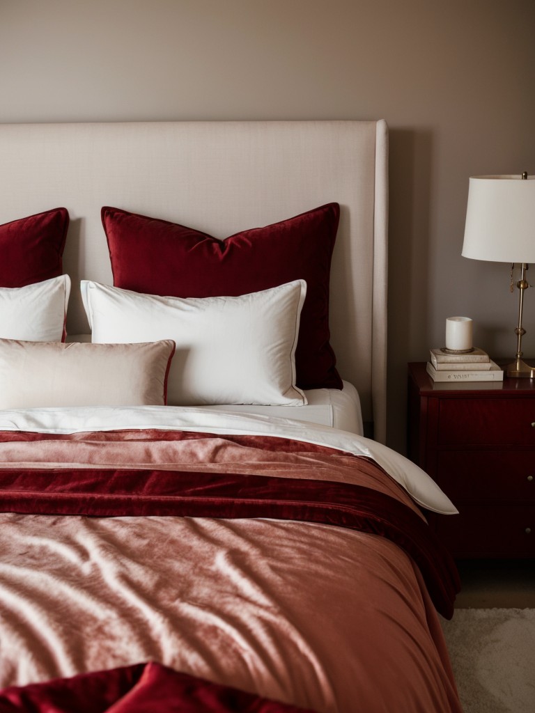 Perfecting Apartment Elegance: Red Bedroom Decor Ideas