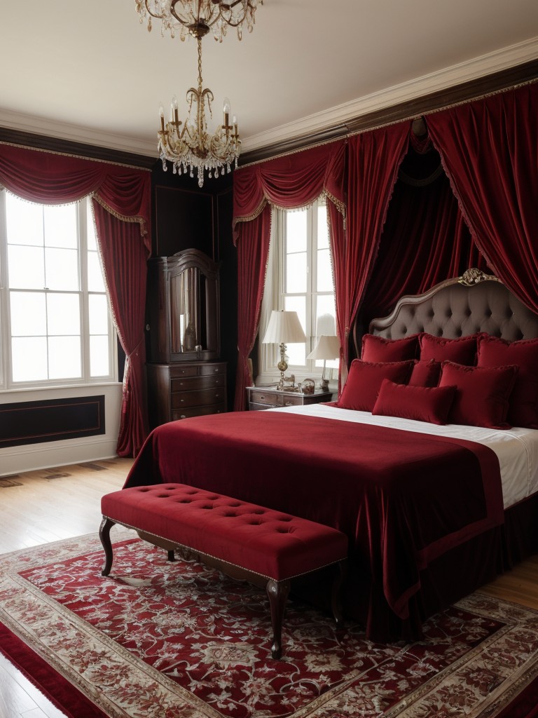 Chic and Cozy: Red Bedroom Decor for Timeless Elegance!