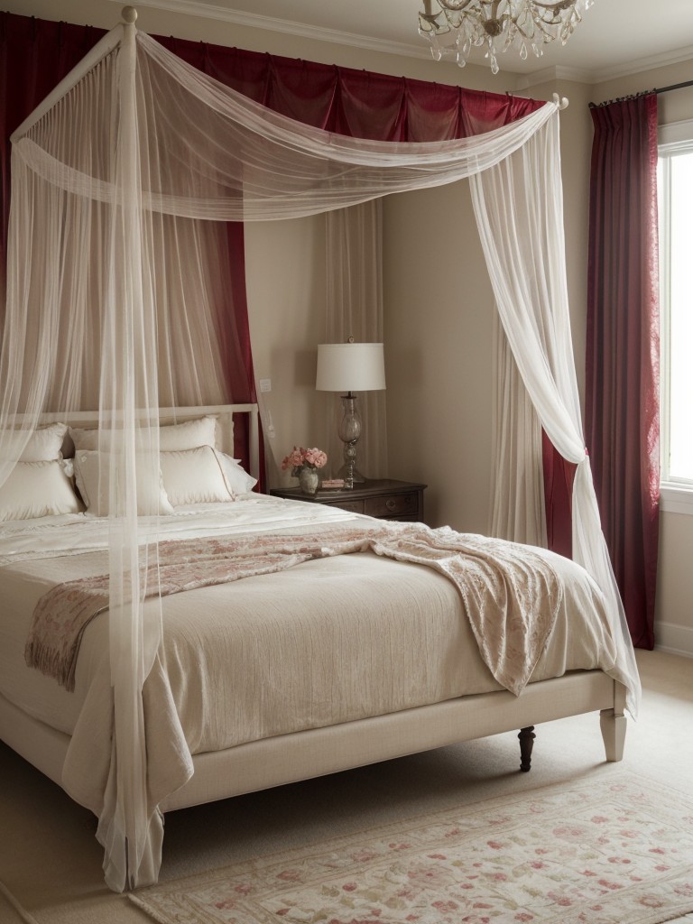 Romantic Relaxation: Red Bedroom Decor for Dreamy Bliss