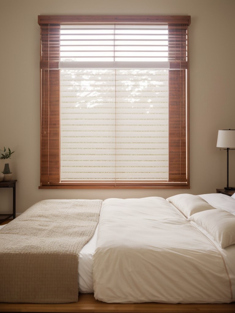 Serene Zen-inspired bedroom with minimalist decor for ultimate relaxation.