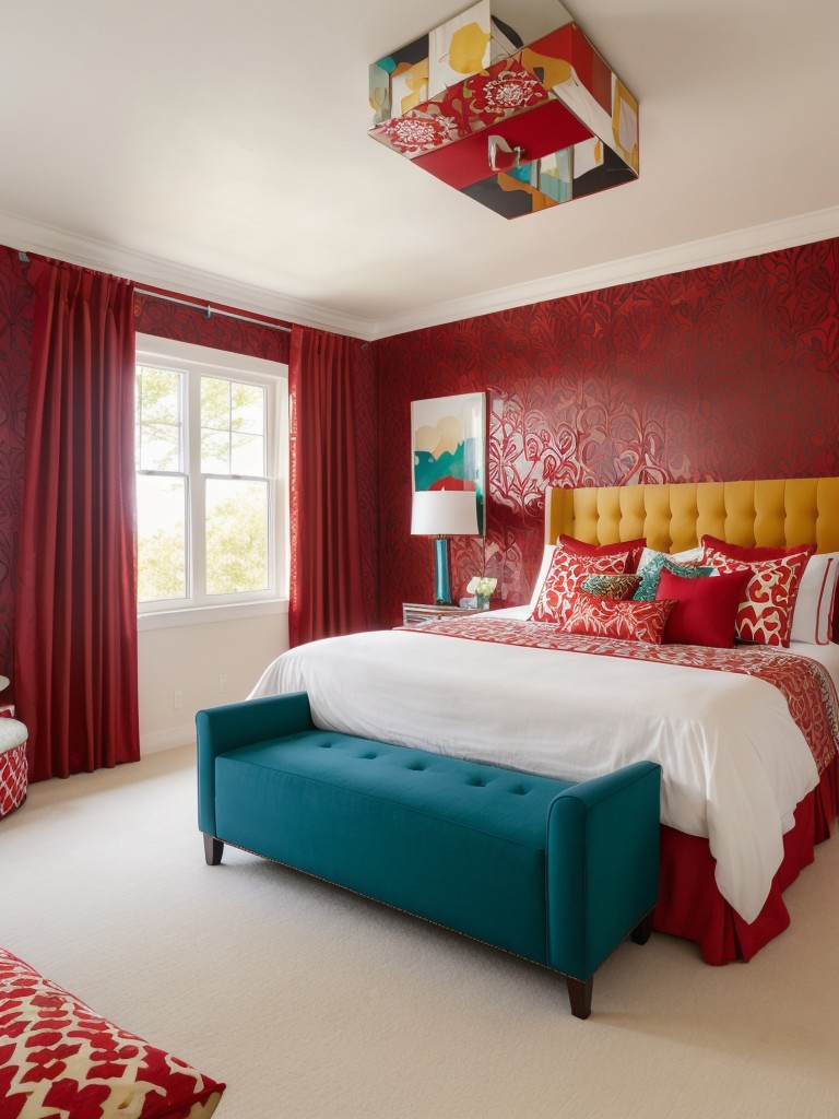 Relax & Rejuvenate: Stylish Red Bedroom Décor Ideas.