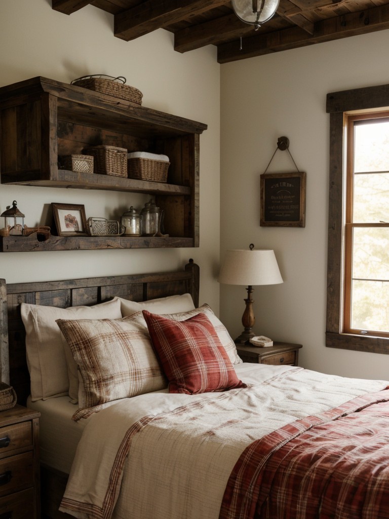 Cozy Rustic Bedroom: Transform Your Space with Red Decor