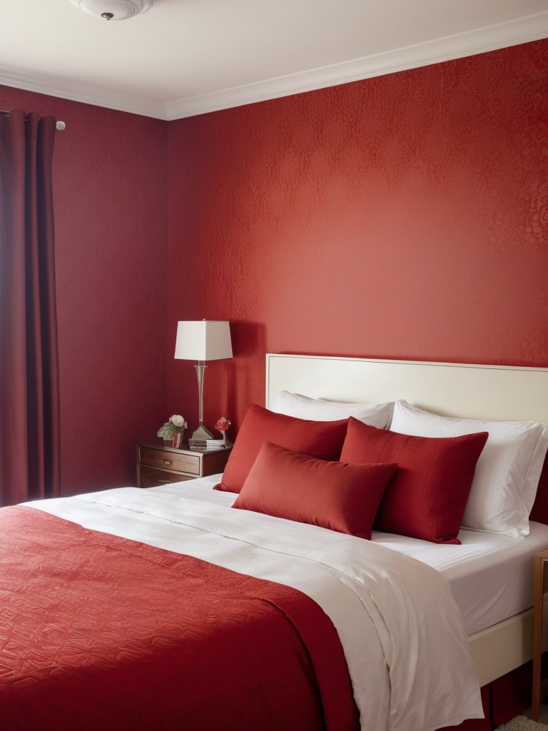 Bold & Beautiful: Revamp Your Apartment with Red Wallpaper