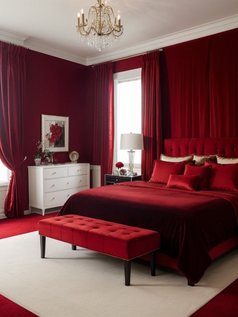 Luxe Life: Incorporating Red for a Sophisticated Apartment Vibe