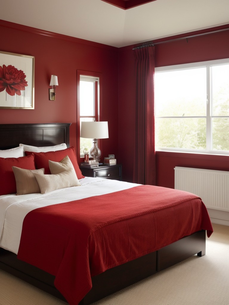 Cozy Apartment Vibes: Add Red Scented Candles for a Warm and Inviting Bedroom