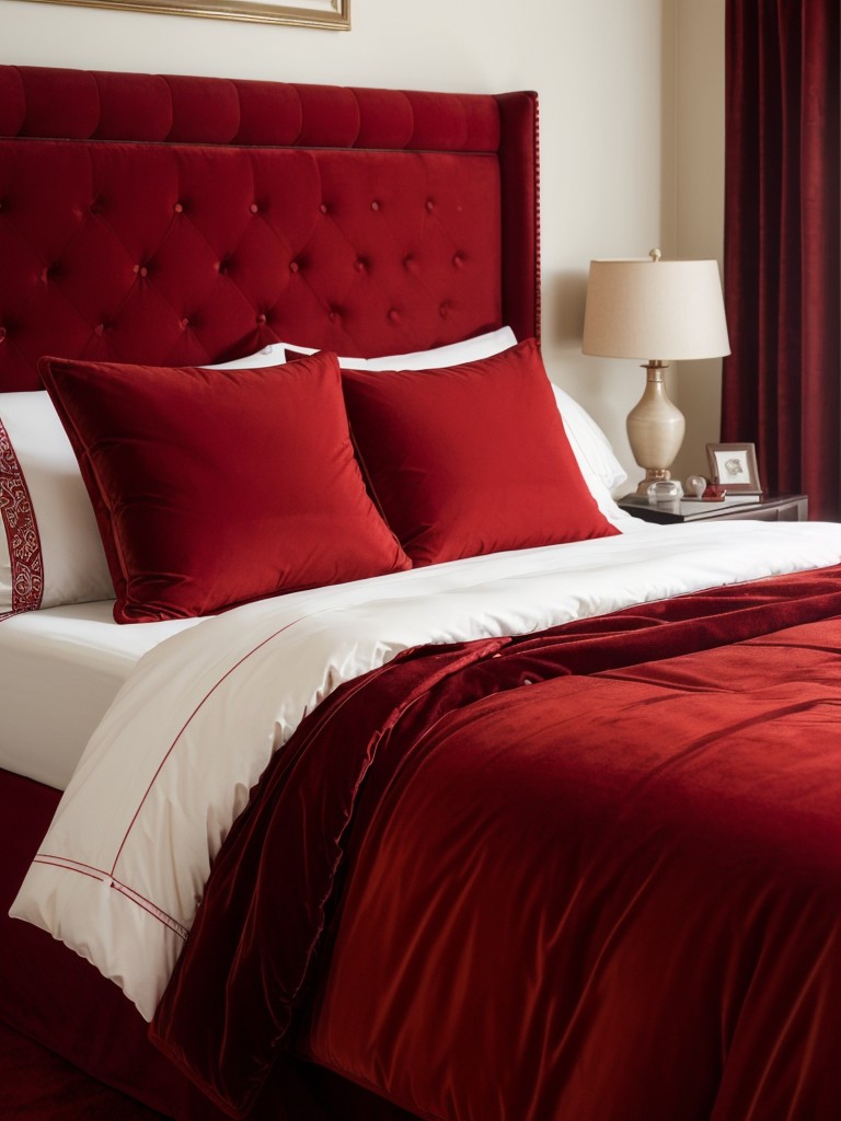 Apartment Makeover: Infuse Red Into Your Bedroom Decor!