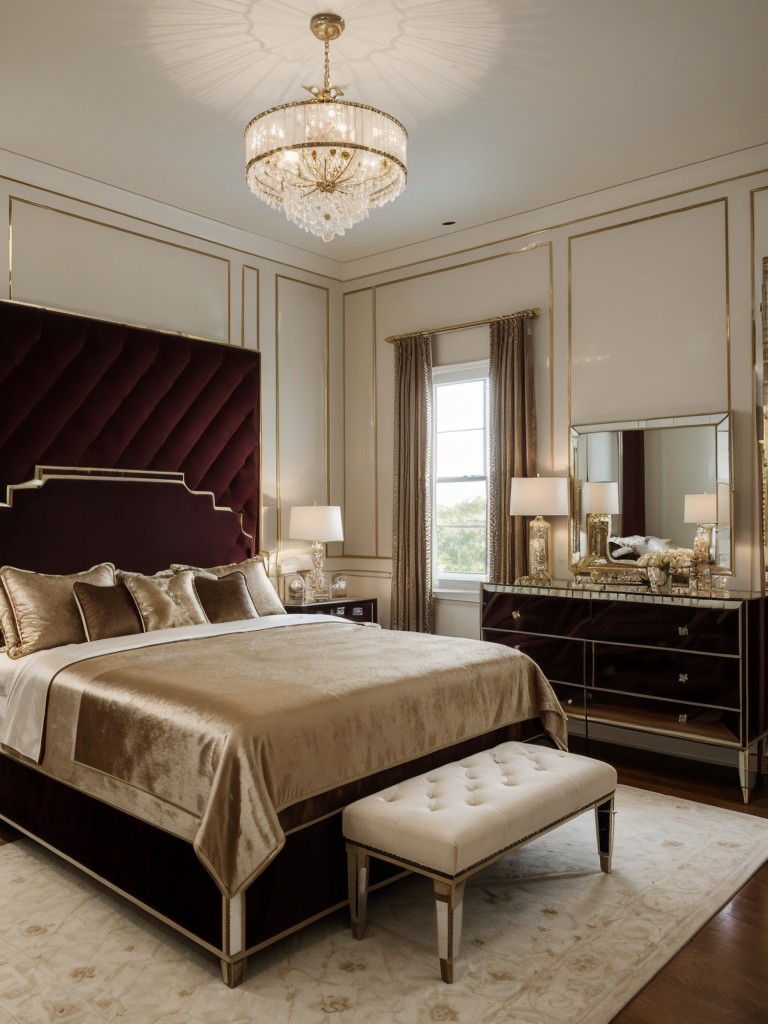 Glamorous Art Deco Bedroom: Timeless Elegance!