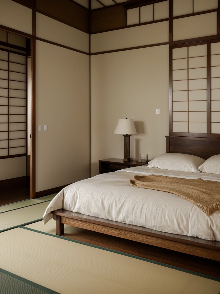 Serene Japanese Bedroom: Embrace Timeless Elegance