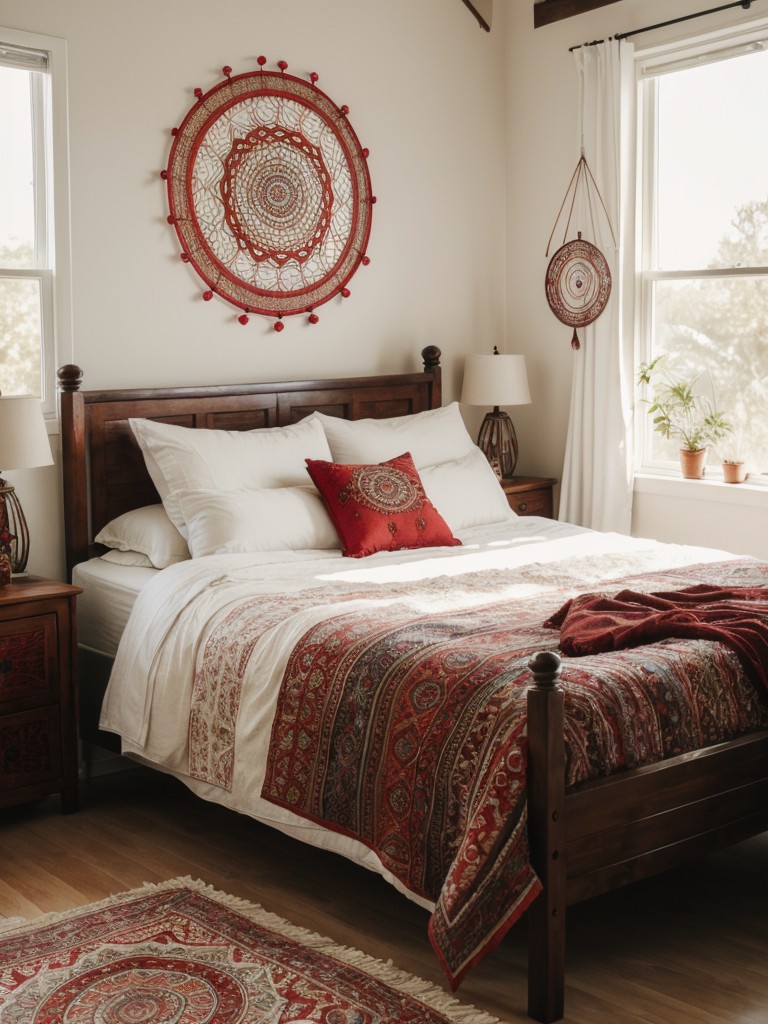 Boho Chic: Red Apartment Decor Inspiration