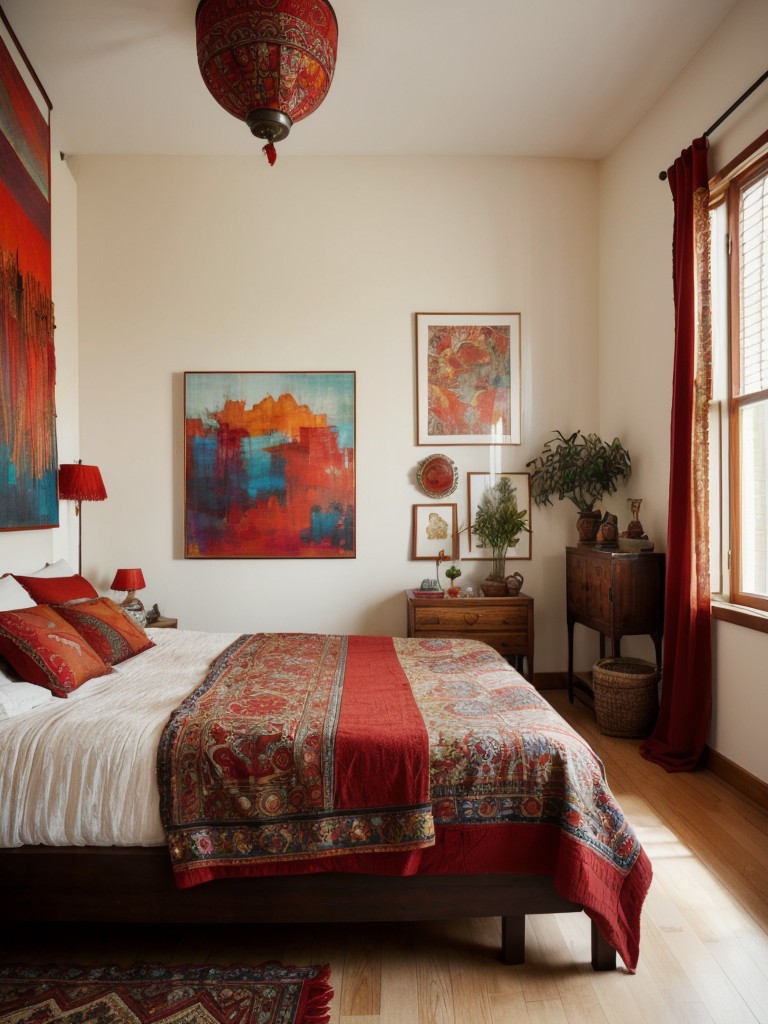 Boho Red: Vibrant Bedroom Decor Ideas for Mystical Vibes