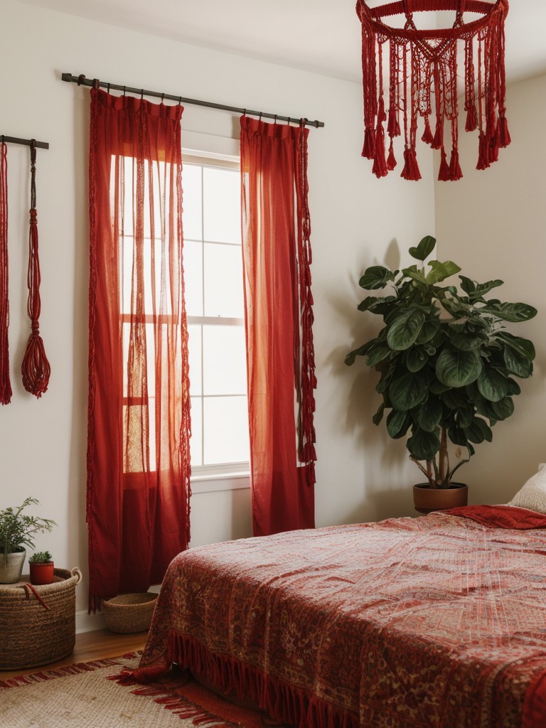 Bohemian Bliss: Magical Red Apartment Decor Ideas