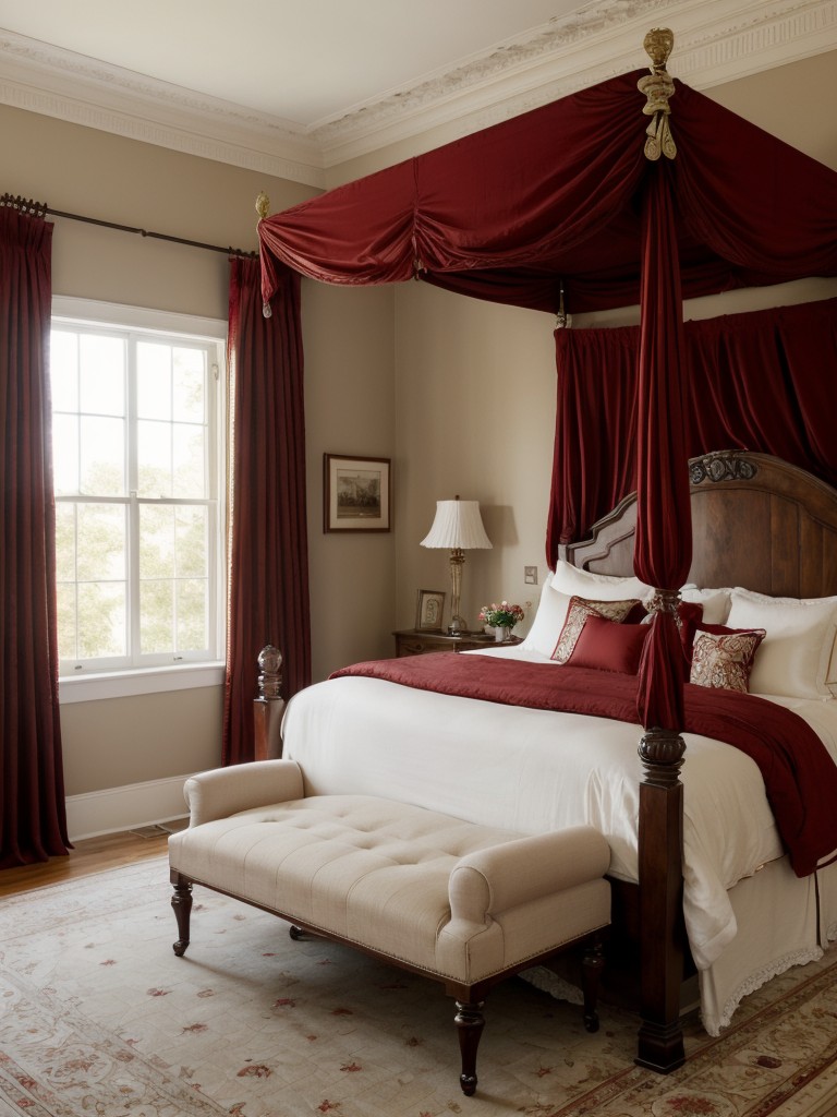 Timeless Elegance: Red Bedroom Decor Inspiration