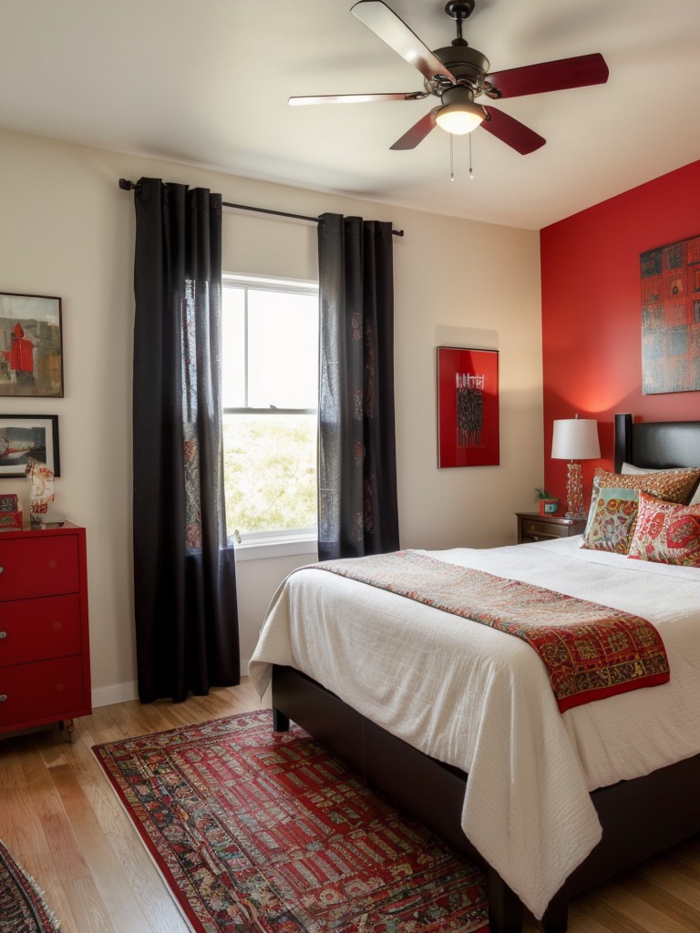 Bold & Eclectic: Transform Your Bedroom with Red Decor