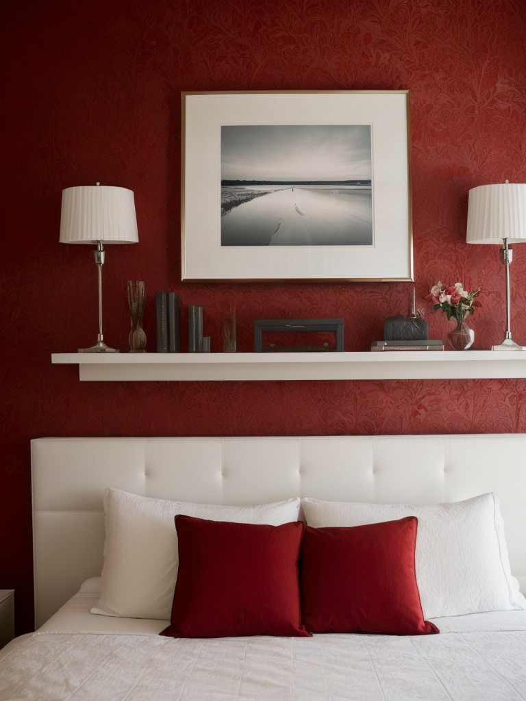 Bold and Beautiful Bedroom: Elevate your apartment with a statement wall!