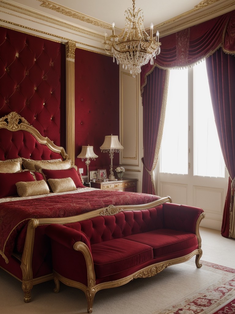 Luxurious Red Bedroom Decor: Elevate Your Sleep with Opulent Elements