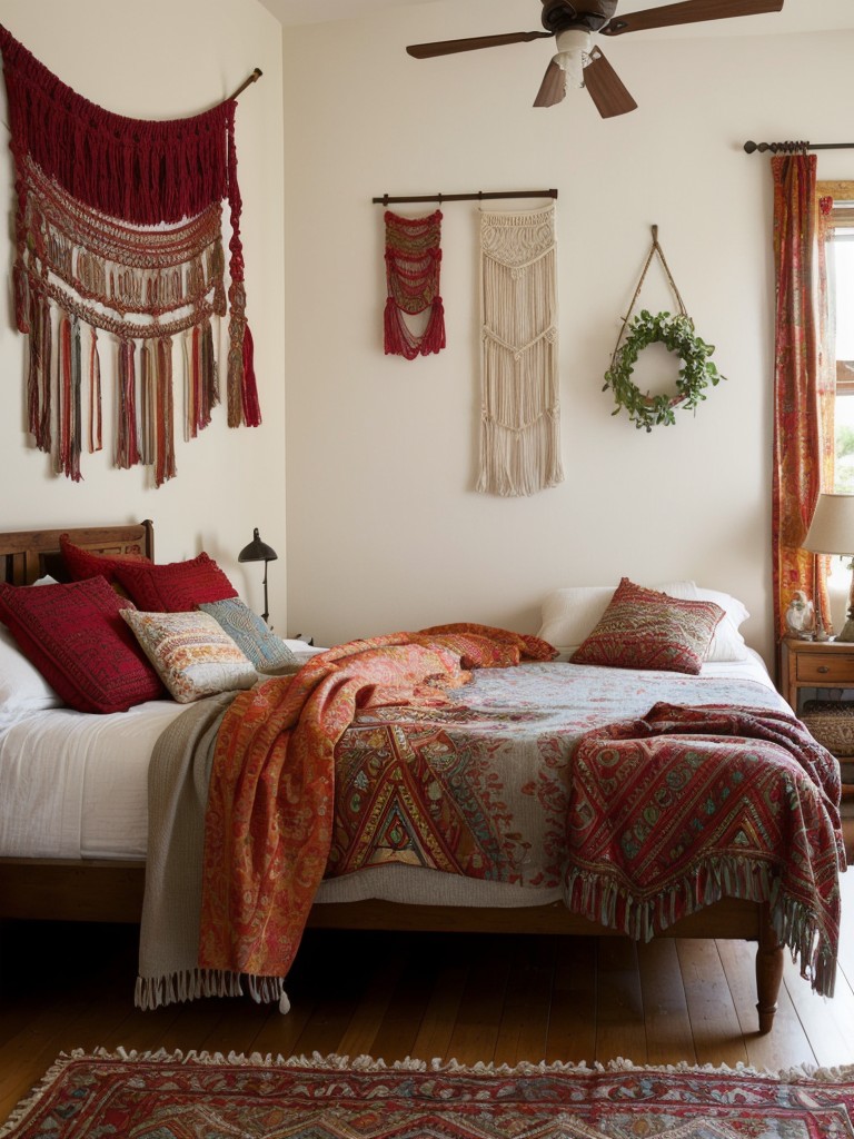 Bohemian Bliss: Red Bedroom Decor Ideas for Dreamy Apartments