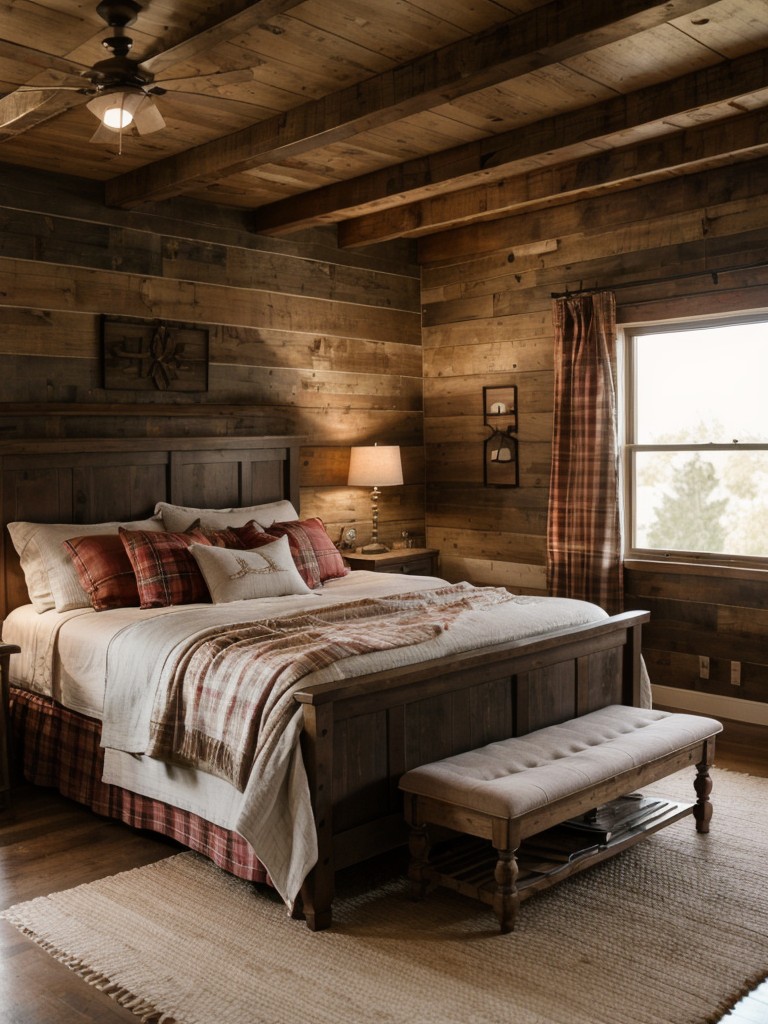 Rustic Farmhouse Bedroom: Cozy Retreat with Vintage Charm