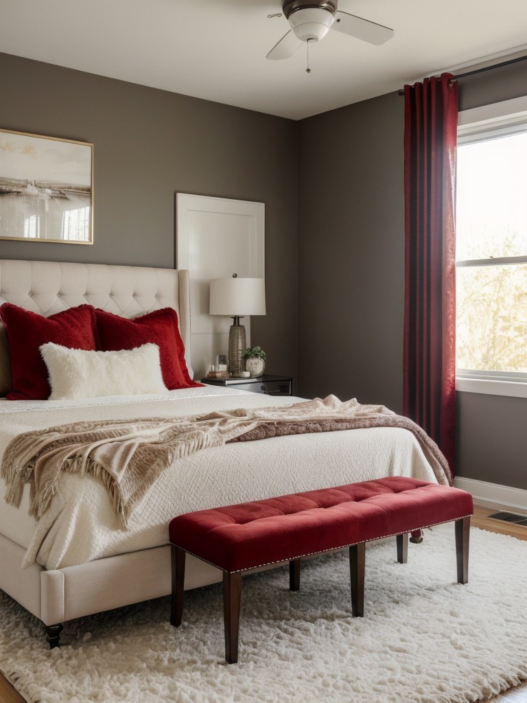 Cosy and Inviting: Red Bedroom Decor Ideas for a Modern Apartment