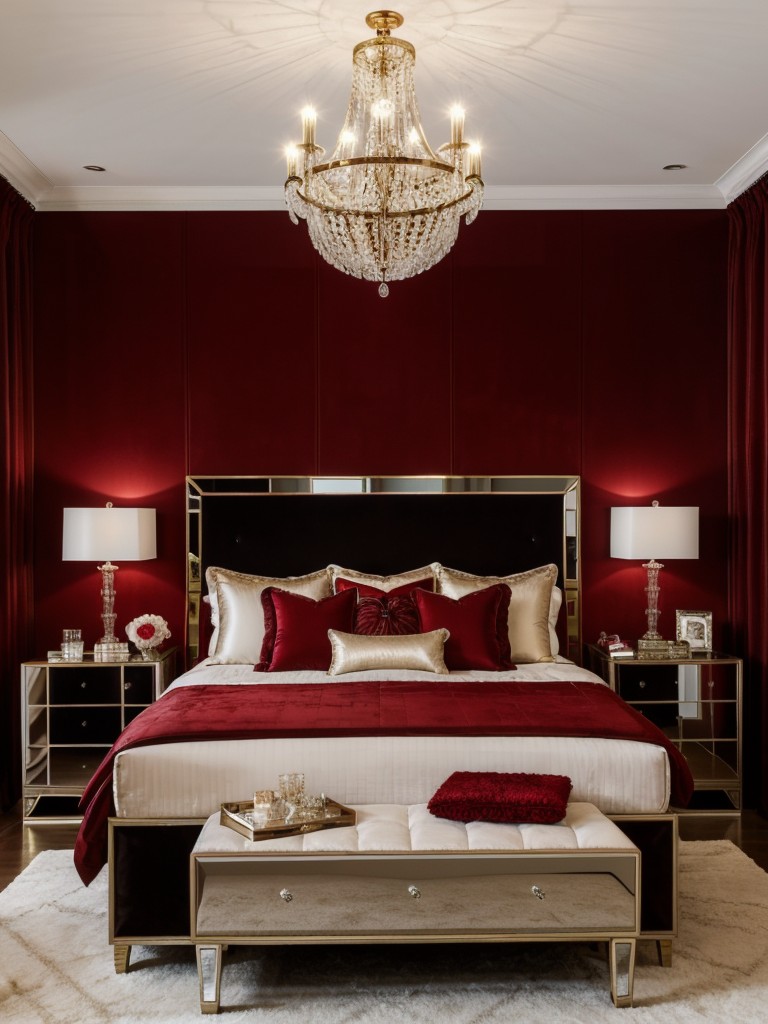 Opulent and Luxurious: Red Bedroom Decor Ideas