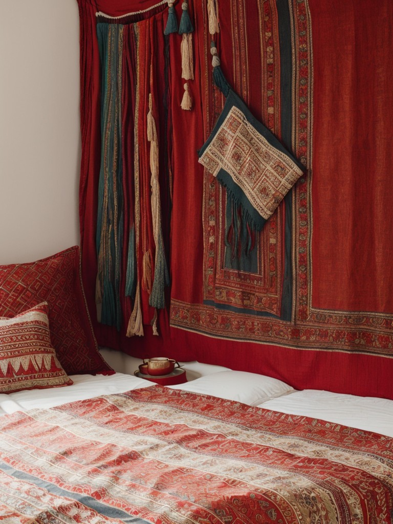 Boho Bliss: Create a Captivating Space with Red Bedroom Decor