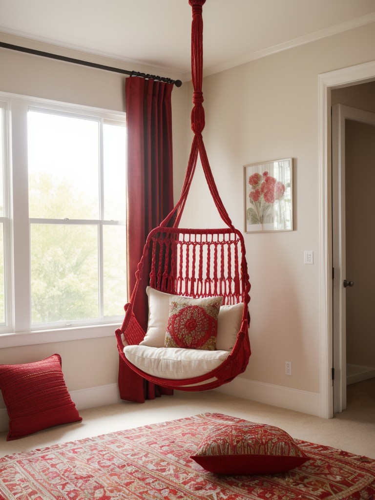 Whimsical Bedroom Inspiration: Tickling Your Senses with Captivating Red