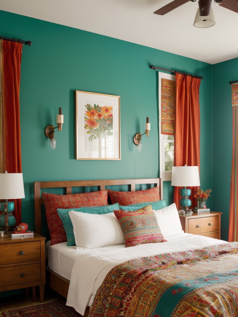 Boho Vibes: Create a Vibrant Red Bedroom for an Energizing Space