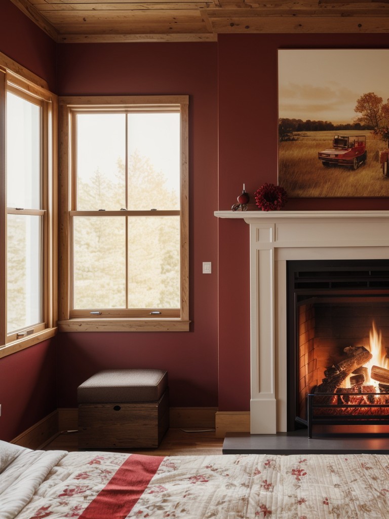 Cozy Up Your Bedroom with a Stunning Fireplace!