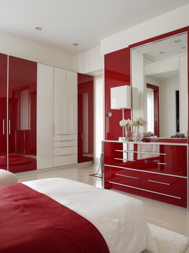 Stylish Apartment Vibes: Trendy Red Bedroom Decor Ideas