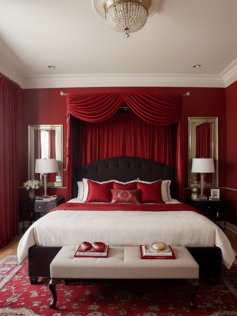 Bold and Beautiful: Stylish Red Bedroom Ideas for an Apartment