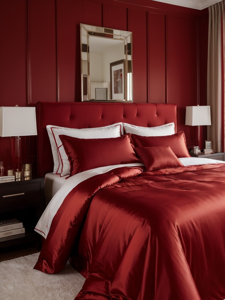 Luxurious Red Silk Bedding: Elevate Your Bedroom Style