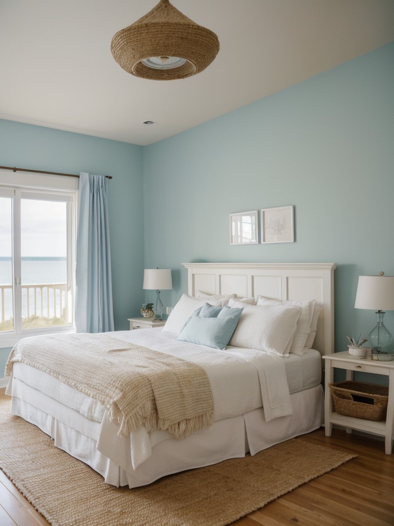 Coastal Elegance: Nautical-Inspired Apartment Decor for a Serene Retreat.